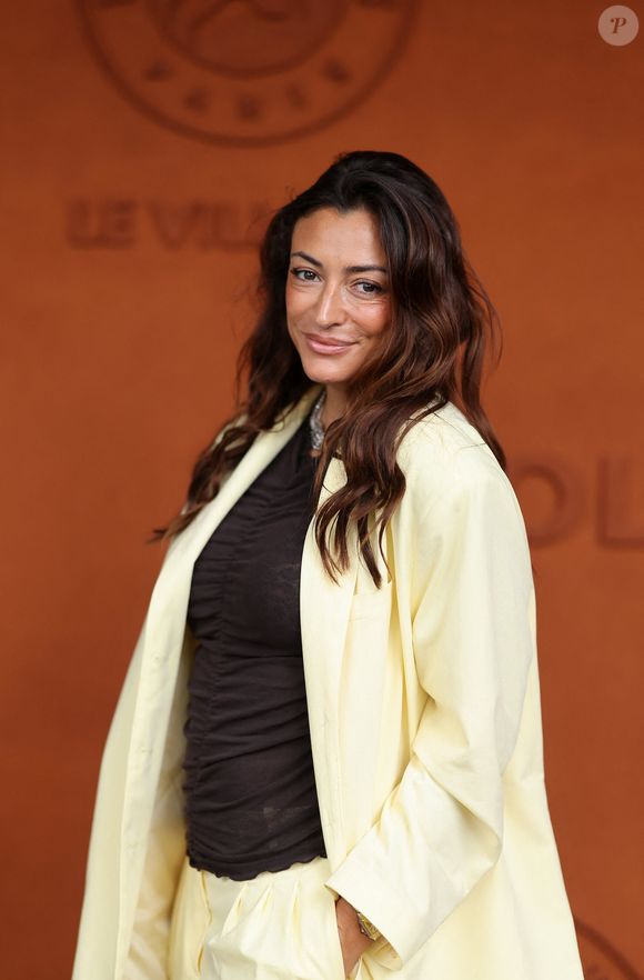 Rachel Legrain-Trapani (Miss France 2007) au village lors des Internationaux de France de Tennis de Roland Garros 2025, à Paris, France, le 4 Juin 2025. © Jacovides-Moreau/Bestimage