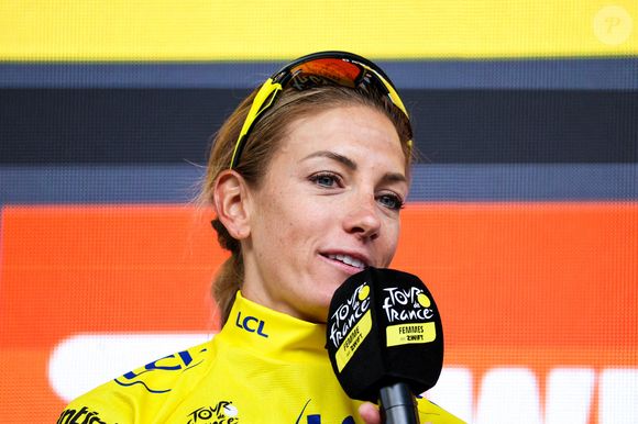 Pauline Ferrand Prevot / Visma lors de la 9ème étape du Tour de France féminin 2025 le 3 août 2025 à Châtel, France. Photo by Stephane Pillaud/Icon Sport/ABACAPRESS.COM