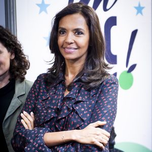 Karine Le Marchand (marraine de la CNDP (Commission nationale du débat public) et animatrice de lémission "L'amour est dans le pré") au 57ème salon International de l'Agriculture au parc des expositions de la porte de Versailles à Paris, France, le 23 février 2020. © Jean-Baptiste Autissier/Panoramic/Bestimage