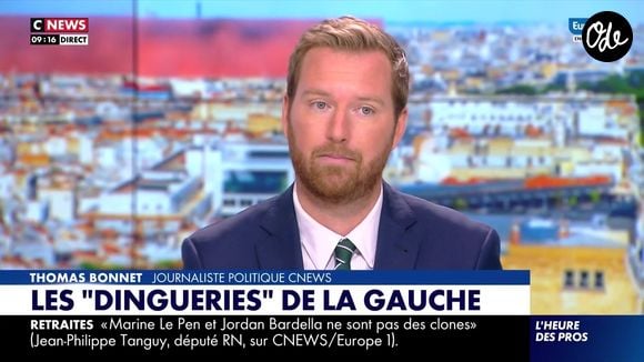 Lors de l’émission, le chroniqueur Thomas Bonnet a annoncé une heureuse nouvelle.

Thomas Bonnet, chroniqueur sur l'antenne de "CNews", a annoncé qu'il allait devenir papa. Capture d'écran CNews