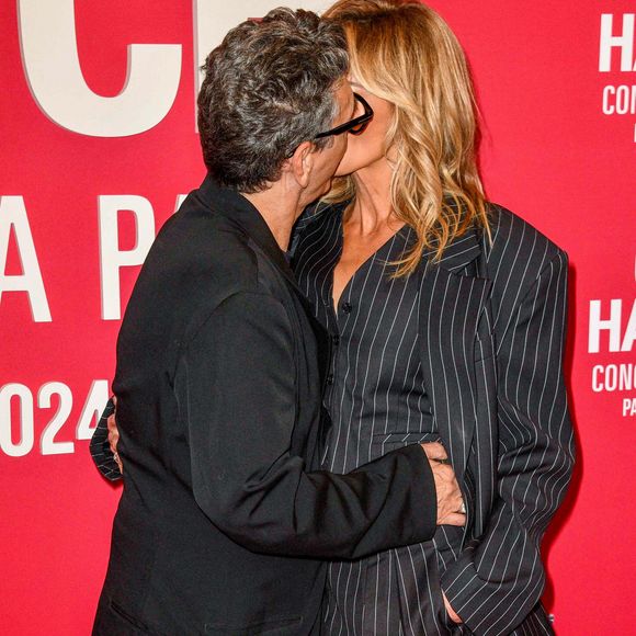 Marc Lavoine et Adriana Karembeu assistent à un photocall pour le Concerto For Peace d'Omar Harfouch au Théâtre des Champs-Elysées le 18 septembre 2024 à Paris, France. Photo par Shootpix/ABACAPRESS.COM