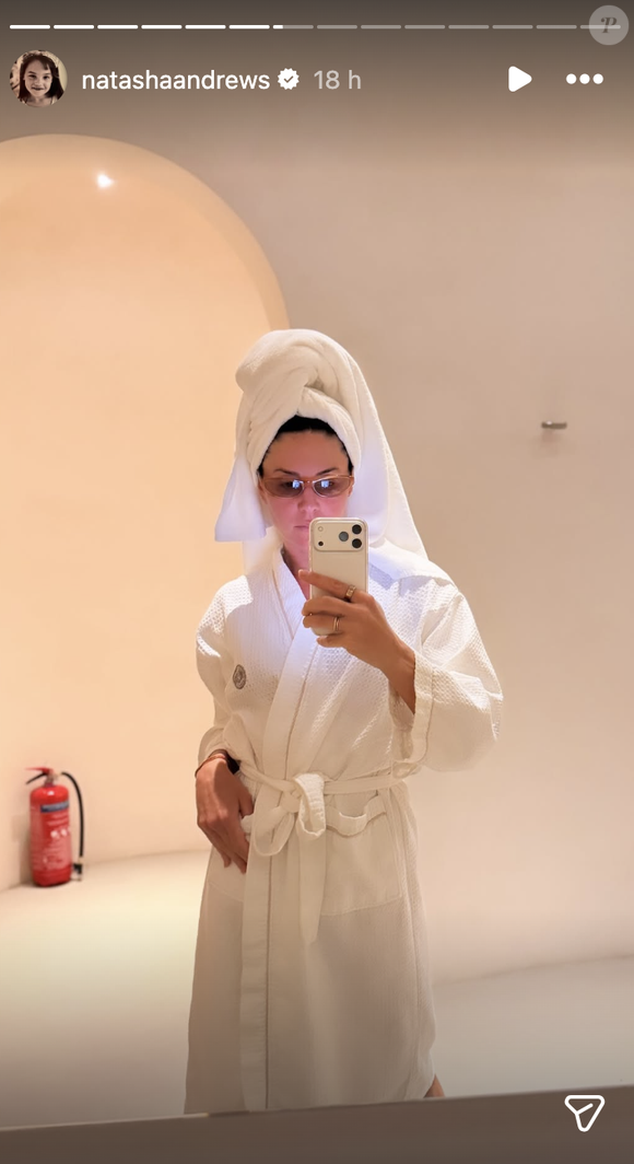 Natasha Andrew profite d'un séjour au Euphoria Retreat en Grèce.