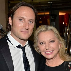 Véronique Sanson et son fils Christopher Stills - Cérémonie de remise des Grands Prix Sacem 2015 aux Folies Bergères à Paris le 30 novembre 2015. © Veeren / Bestimage