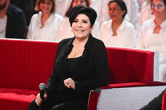 Exclusif - Liane Foly lors de l'enregistrement de l'émission Vivement dimanche au studio Rive Gauche, presentée par Michel Drucker, diffusion sur France 3 le 2 février 2025. © Guillaume Gaffiot/Bestimage