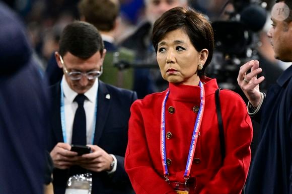 Michele Kang (Presidente OL) - Match de Ligue 1 McDonald's entre l'Olympique de Marseille et l'Olympique Lyonnais le 1er mars 2026 au Stade Orange Vélodrome de Marseille. © William Cannarella/PsnewZ/Bestimage