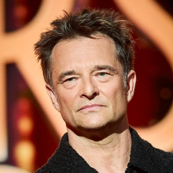 Exclusif - David Hallyday lors de l’enregistrement de l’émission “Les stars s’unissent pour le Sidaction” au théâtre Marigny à Paris, France, le 11 mars 2025. L’émission sera diffusée en prime le 22 mars sur France 2. © Guirec-Moreau/ Bestimage
