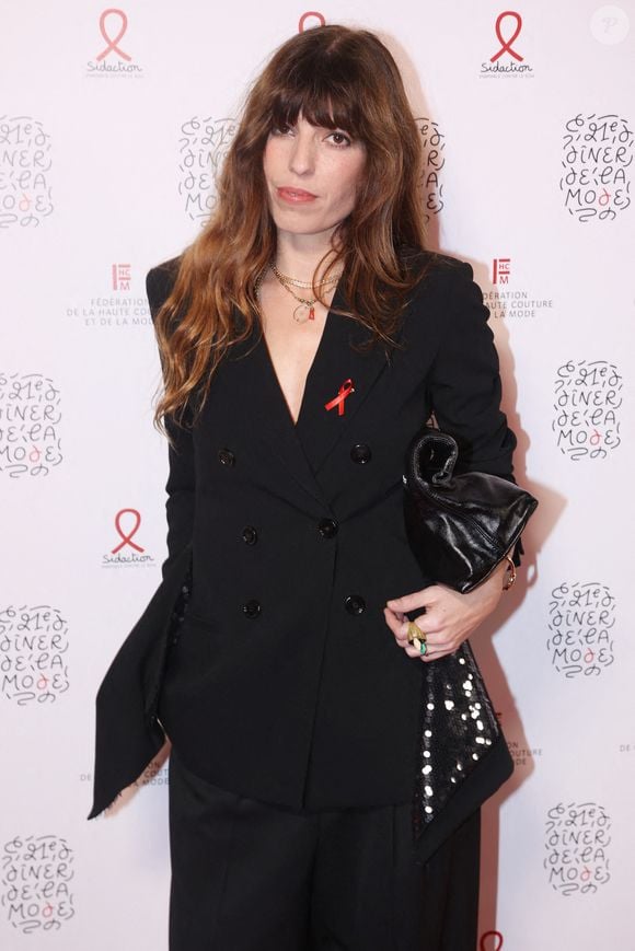 Lou Doillon au "Diner de la mode", soirée "Sidaction", à Paris pour l'association de lutte contre le sida le 25 janvier 2024 à Paris, France. Photo par Jerome Domine/ABACAPRESS.COM