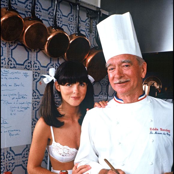 Eddie et Caroline Barclay à Saint-Tropez dans les années 1990. ©Bestimage