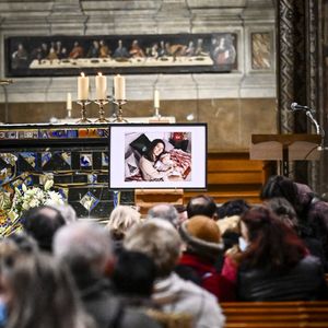 Un rassemblement religieux a lieu à la cathédrale d'Albi, France, le 8 janvier 2022, à l'initiative de la soeur et d'une amie de Delphine Jubillar. © Thierry Breton/Panoramic/Bestimage