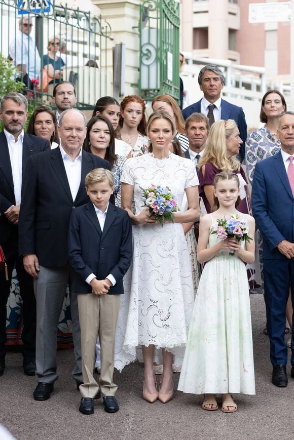 La princesse Charlène de Monaco, le prince Jacques de Monaco, le prince Albert II de Monaco et la princesse Gabriella de Monaco assistent au pique-nique annuel de Monaco, le 6 septembre 2025 à Monte-Carlo, Monaco. Photo by David NIVIERE/ABACAPRESS.COM