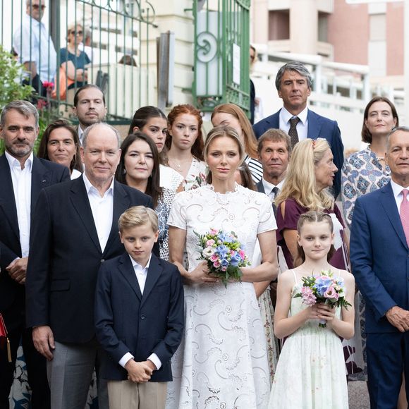 La princesse Charlène de Monaco, le prince Jacques de Monaco, le prince Albert II de Monaco et la princesse Gabriella de Monaco assistent au pique-nique annuel de Monaco, le 6 septembre 2025 à Monte-Carlo, Monaco. Photo by David NIVIERE/ABACAPRESS.COM