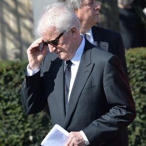 André Dussollier - Obsèques d'Alain Resnais au cimetière du Montparnasse à Paris le 10 mars 2014.
Gengis-Veeren / Bestimage