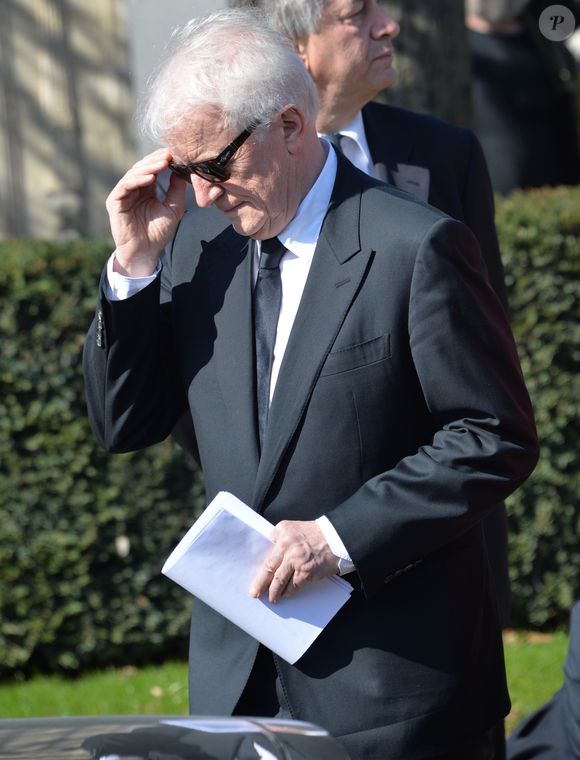 André Dussollier - Obsèques d'Alain Resnais au cimetière du Montparnasse à Paris le 10 mars 2014.
Gengis-Veeren / Bestimage