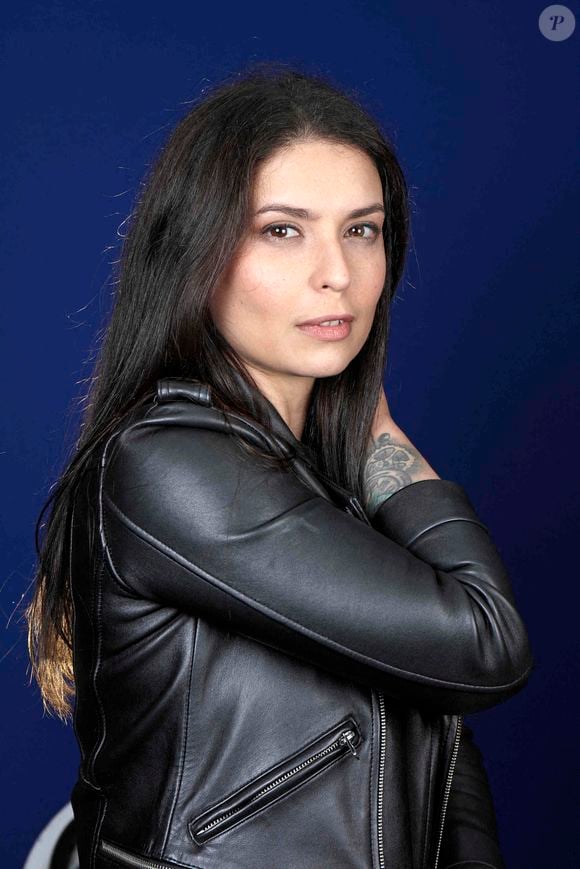 Lucie Bernardoni lors d'une séance photo à Paris, France, le 3 février 2022. Photo par Vim - Abaca
