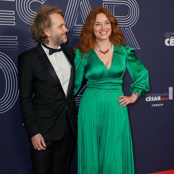 Marine Delterme, Florian Zeller - Photocall de la 47ème édition de la cérémonie des César à l'Olympia à Paris, le 25 février 2022. © Borde-Jacovides/Bestimage