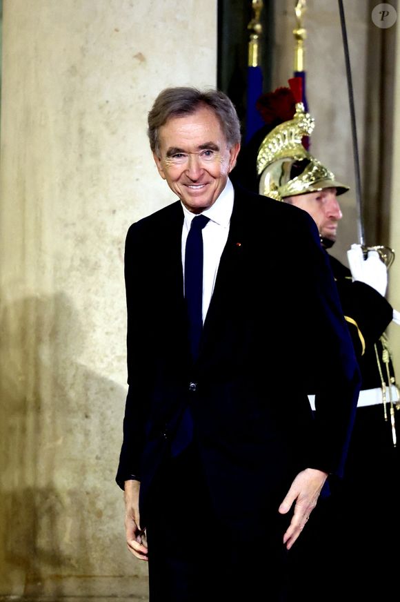 Bernard Arnault, Pdg de LVMH au palais de l'Elysée pour un dîner de travail lors du sommet pour l'action sur l'intelligence artificielle à Paris le 10 février 2025.

© Dominique Jacovides / Bestimage