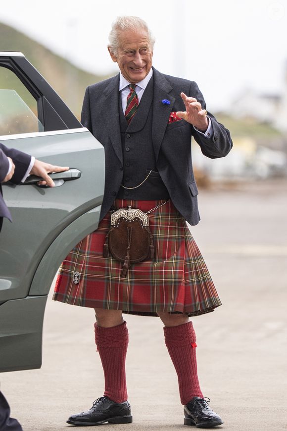 Le roi Charles III en visite à Thurso en juillet 2025. © Julien Burton / Bestimage