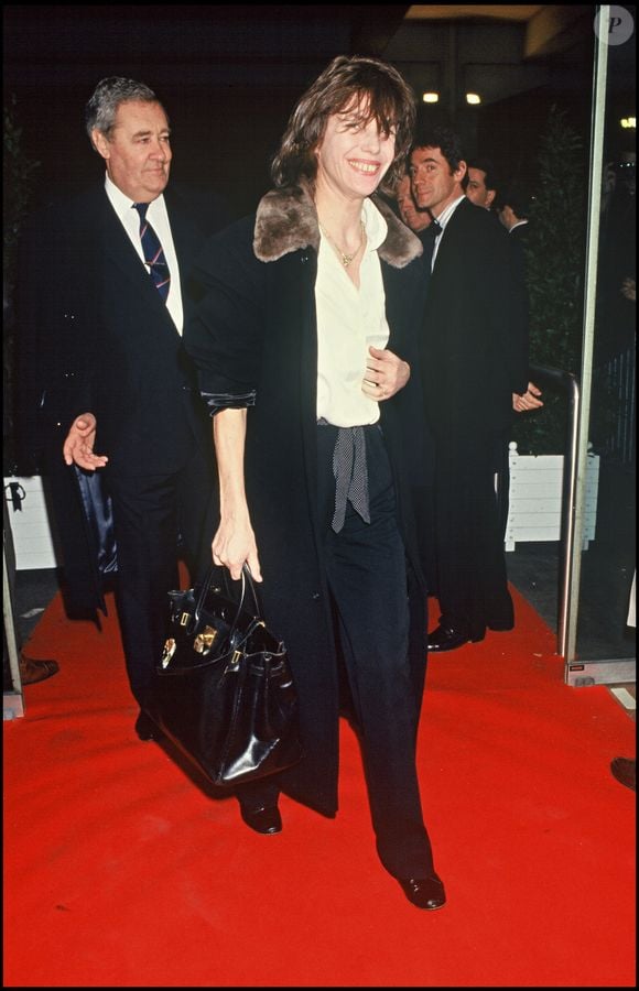 Jane Birkin, à la cérémonie des César, en 1992.