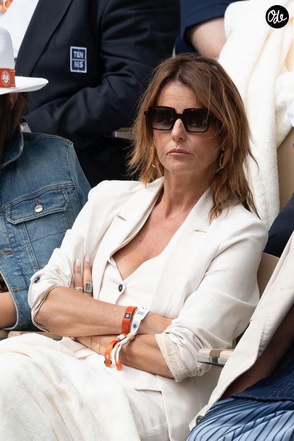 Faustine Bollaert assiste à la 13e journée de Roland-Garros 2026 au parc Roland-Garros, le 5 juin 2026 à Paris, en France. Photo de Laurent Zabulon/ABACAPRESS.COM