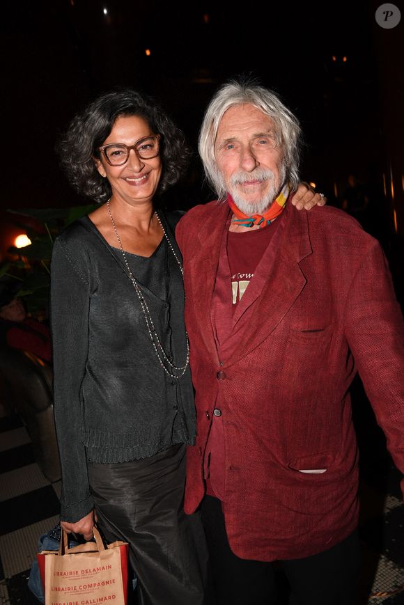 Exclusif - Pierre Richard et sa femme Ceyla Lacerda lors du lancement du livre de Guy Cuevas, Dj culte des années Palace, aux Bains à Paris le 8 juin 2022.
© Rachid Bellak / Bestimage