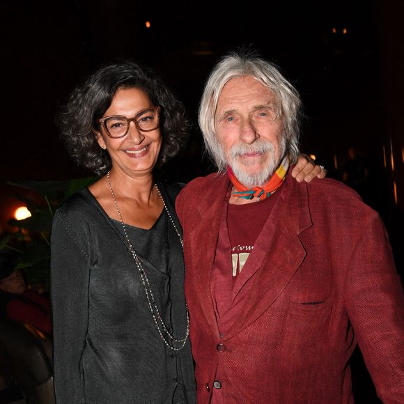 Exclusif - Pierre Richard et sa femme Ceyla Lacerda lors du lancement du livre de Guy Cuevas, Dj culte des années Palace, aux Bains à Paris le 8 juin 2022.
© Rachid Bellak / Bestimage