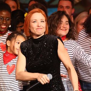 Natasha St-Pier - Les personnalités se mobilisent lors de la 37ème édition du Téléthon sur le plateau de France 2, avec pour parrain Vianney. Cette année, 80,6 millions de dons ont été promis. Le 9 décembre 2023. 
© Coadic Guirec / Bestimage