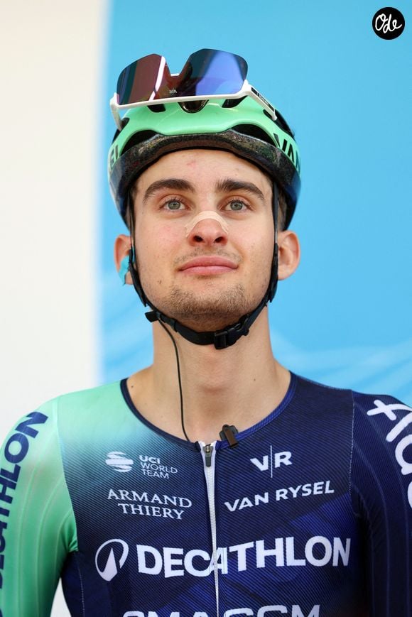 Paul SEIXAS, de l'équipe Decathlon CMA CGM, lors du Tour Auvergne-Rhône-Alpes - 2e étape, le 8 juin 2026 en Auvergne-Rhône-Alpes, en France. Photo de Stéphane Pillaud/Icon Sport/ABACAPRESS.COM
