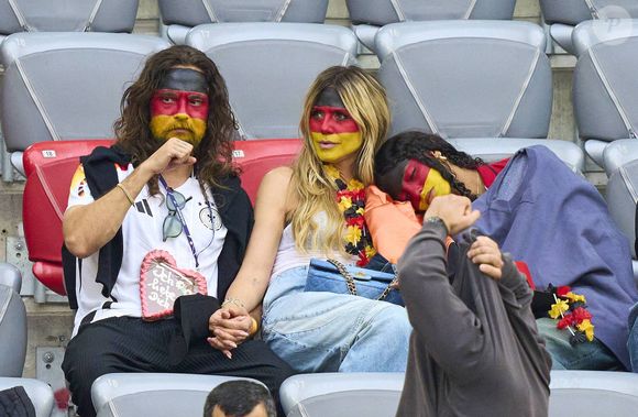 Le fils de Seal et d'Heidi Klum ne veut pas forcément suivre les traces de sa maman.

Heidi Klum GNTM avec son mari Tom Kaulitz et ses quatre enfants Lou à côté d'elle, Johan, Henry et Leni avec son petit ami Aris Rachevsky lors du match de la phase de groupe ALLEMAGNE - ECOSSE 5-1 du Championnat d'Europe 2024 de l'UEFA, le 14 juin 2024 à Munich, Allemagne. Photo by Imago/ABACAPRESS.COM