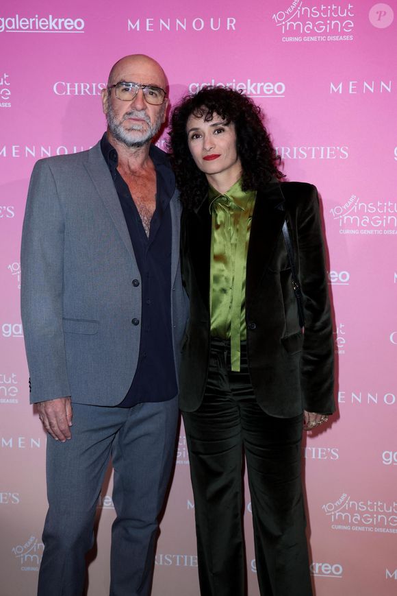 Eric Cantona et Rachida Brakni à la soirée de gala "Heroes for Imagine" qui a permis de récolter dix millions d'euros au profit de la recherche contre les maladies génétiques à Paris, le 23 septembre 2024.

Photo : Dominique Jacovides / Bestimage