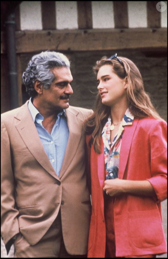 Archives - Omar Sharif et Brook Shields en 1980. (AGENCE / BESTIMAGE).
