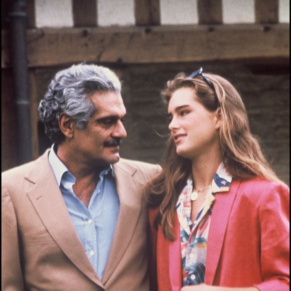 Archives - Omar Sharif et Brook Shields en 1980. (AGENCE / BESTIMAGE).