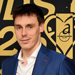 Louis Ducruet durant la soirée de Gala au Fairmont hotel à Monaco, après la cinquième édition de la Fight Aids Cup, un match de football caritatif qui s'est déroulé au stade Louis II à Monaco, le 22 janvier 2025.

Photo : Bruno Bebert / Bestimage