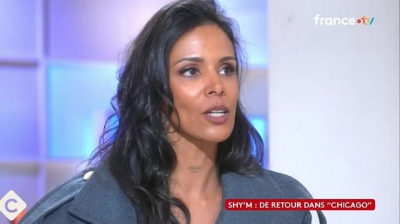 Capture d'écran de C à Vous sur France 5, avec Shy'm, samedi 18 avril.