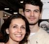 Aïtor, le fils d’Adeline Blondieau, vient de se lancer dans un nouveau business créatif avec une collection de tee-shirts.

Adeline Blondieau avec son fils Aïtor - Salon du livre de Paris porte de Versailles. © Cédric Perrin/Bestimage