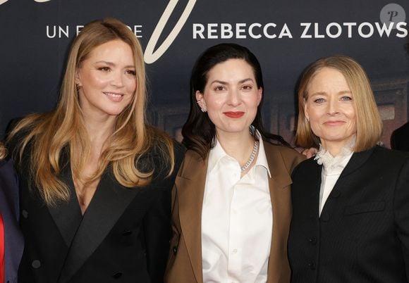 Virginie Efira, Rebecca Zlotowski et Jodie Foster - Première du film "Vie Privée" au cinéma Pathé Palace à Paris le 20 novembre 2025. © Coadic Guirec/Bestimage