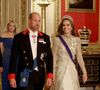 Une dispute aurait éclaté au château de Windsor

Le prince et la princesse de Galles marchent pour assister au banquet d'État du président américain Donald Trump et de la première dame Melania Trump au château de Windsor, dans le Berkshire, au premier jour de leur deuxième visite d'État au Royaume-Uni. Photo by Phil Noble/PA Wire/ABACAPRESS.COM
