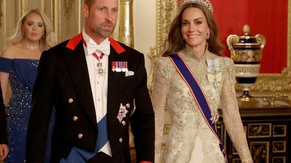 Au banquet d’Etat à Windsor, le ton est monté dans les coulisses : Kate, William et les 160 invités n’ont rien remarqué