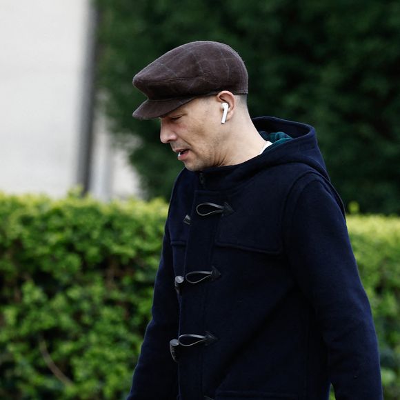 Steevy Boulay - Obsèques d'Isabelle Mergault à la Coupole du Père-Lachaise à Paris le 30 mars 2026. © Cyril Moreau - Dominique Jacovides / Bestimage