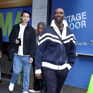 Omar Sy dans l'émission Good Morning America à New York. Backgrid USA / Bestimage