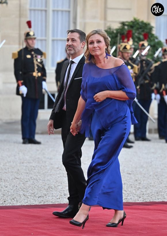 Yaël Braun-Pivet et Vianney Pivet  - Dîner d'état de l'Elysée pour le président sud-coréen Lee Jae Myung le 8 septembre 2026 © Christian Liewig/Bestimage