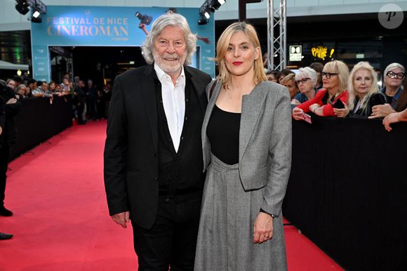 Daniel Benoin, le co-organisateur du Festival, et Valerie Donzelli durant la soirée de clôture du festival Cinéroman au Pathé gare du Sud, à Nice le 4 octobre 2025. © Bebert-Jacovides/Bestimage