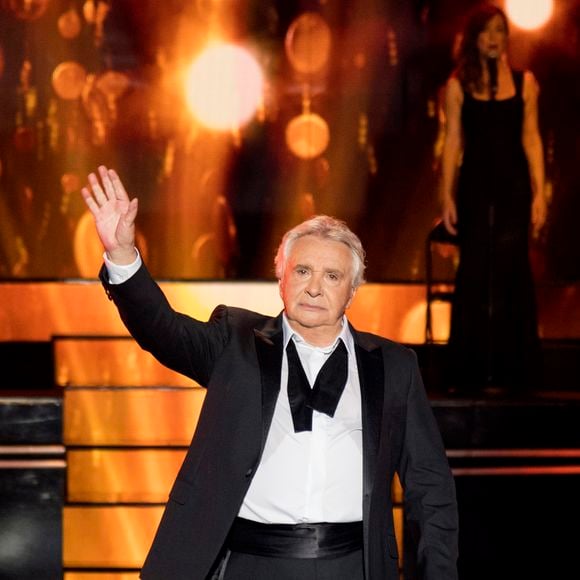 Exclusif - Michel Sardou - Enregistrement de l'émission "Dernier Show" de Michel Sardou, qui sera diffusée le 21 octobre en prime time sur France 2, au Palais des Sports à Paris. Le 12 septembre 2017
© Pierre Perusseau / Bestimage