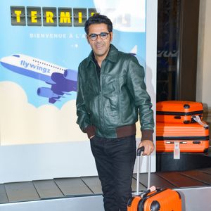 Exclusif - Jamel Debbouze - After party de l'avant-première de la série "Terminal" à l'hôtel des Italiens à Paris le 8 avril 2024. © Rachid Bellak/Bestimage