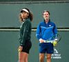 Naomi Osaka et Patrick Mouratoglou - Les champions de tennis à l'entraînement en marge du tournoi d'Indian Wells, du 3 au 5 mars 2025. © Tristan Lapierre / PsnewZ / Bestimage