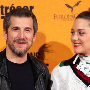 Marion Cotillard et son compagnon Guillaume Canet lors de l'avant-première du film "Nous finirons ensemble" au cinéma UGC Brouckère à Bruxelles, Belgique, le 23 avril 2019. © Alain Rolland/ImageBuzz/Bestimage