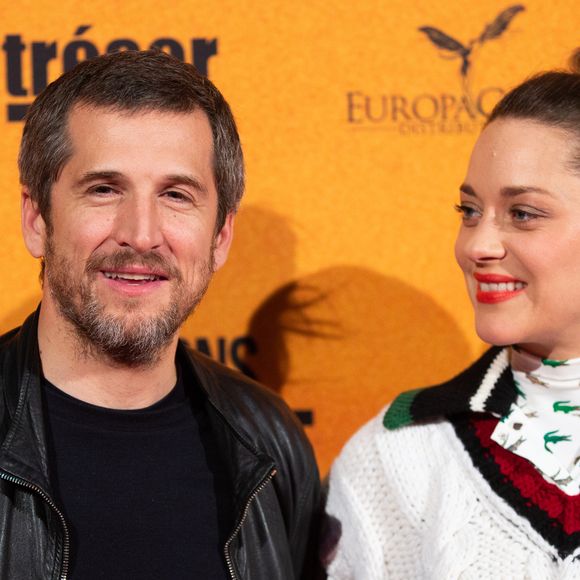 Marion Cotillard et son compagnon Guillaume Canet lors de l'avant-première du film "Nous finirons ensemble" au cinéma UGC Brouckère à Bruxelles, Belgique, le 23 avril 2019. © Alain Rolland/ImageBuzz/Bestimage
