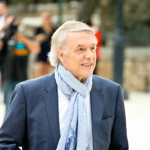 Salvatore Adamo pose à l'Odéon d'Hérode Atticus à Athènes, en Grèce, le 14 septembre 2018, à la veille de leur concert. Photo par Splash News/ABACAPRESS.COM