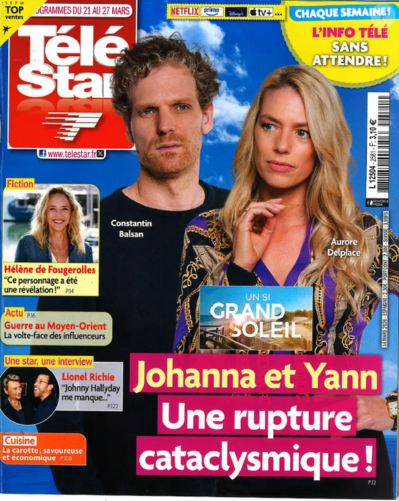 Une du magazine "Télé Star"
