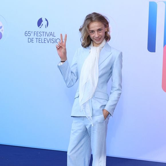 Billy Blanchard ( fils de Julie Depardieu et Philippe Katerine) - Photocall du film  'Les derniers jours de Charles Baudelaire' au Grimaldi Forum lors de la 65ème édition du Festival TV De Monte Carlo le 13 Juin 2026

 © Denis Guignebourg /Bestimage