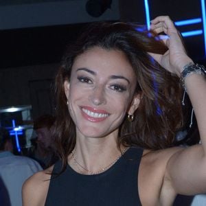 Exclusif - Rachel Legrain-Trapani (Miss France 2007) - Soirée de lancement du parfum Montblanc "Legend Blue" au Victoria à Paris le 3 avril 2024. © Rachid Bellak/Bestimage